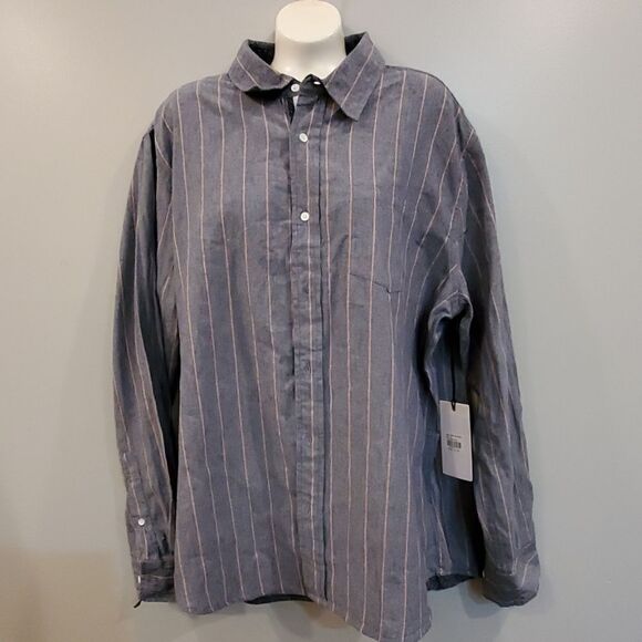 Paperdenim & Cloth Linen Shirt NWT - Picture 1 of 7